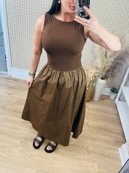 Brown Zara Dress