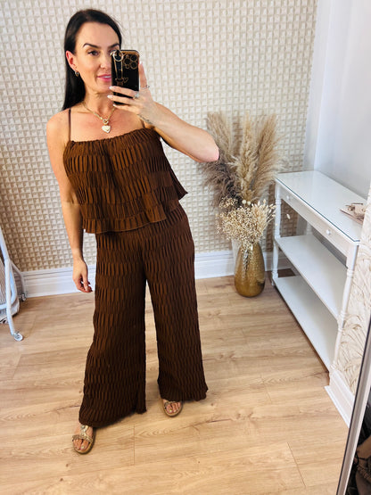 Box Pleat Jumpsuit