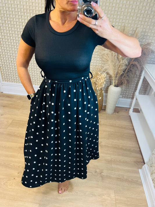 Cara Polka Dress