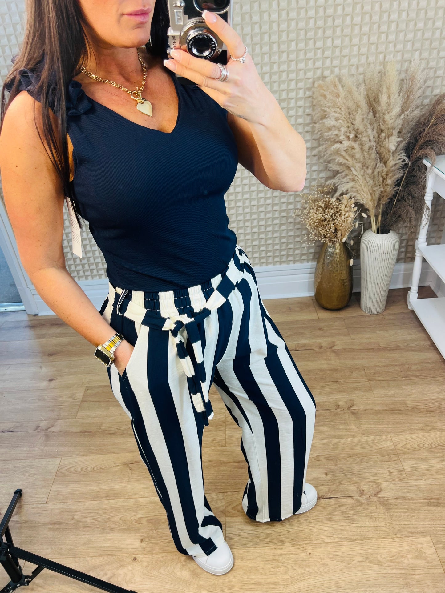 Bold Stripe Pants M/L