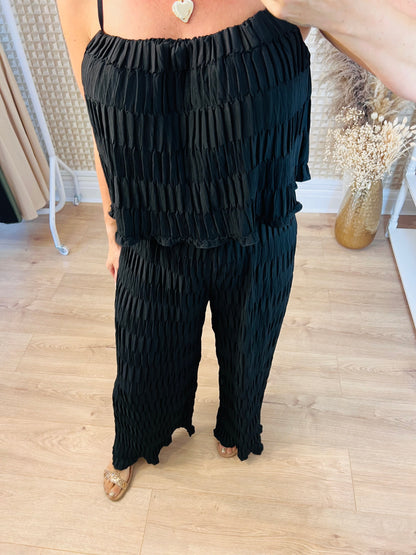 Box Pleat Jumpsuit