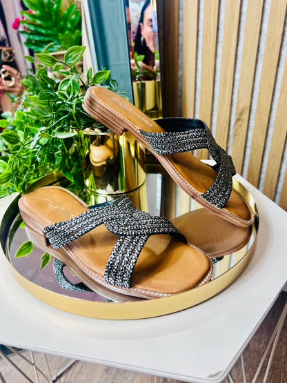 Valencia Sandal Pewter