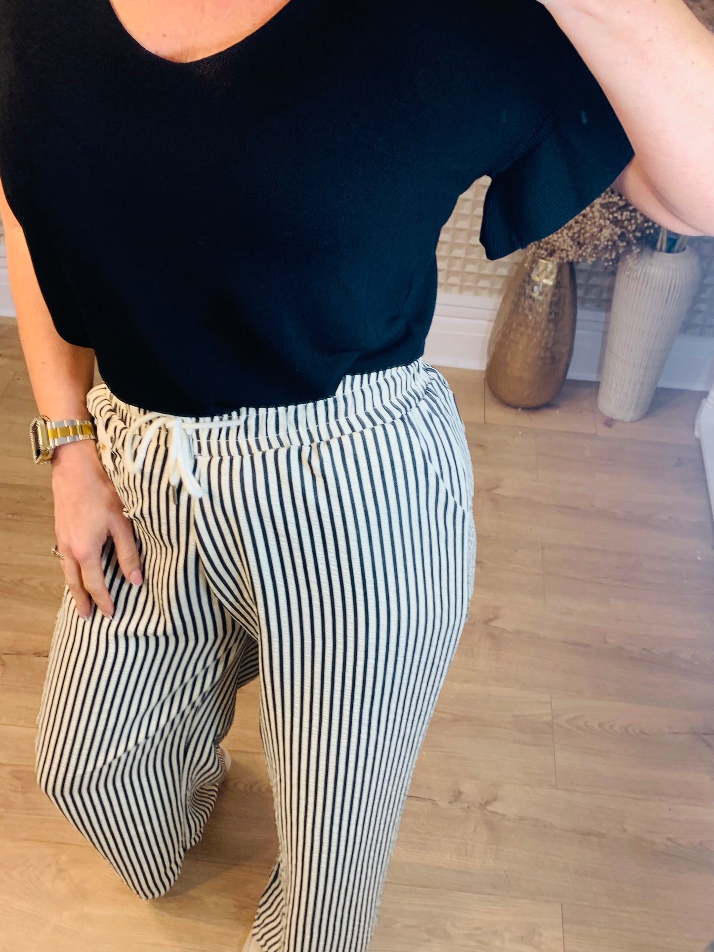 L/XL Stripey Palazzo fitting Upto 14/16