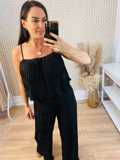Box Pleat Jumpsuit