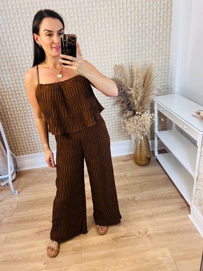 Box Pleat Jumpsuit