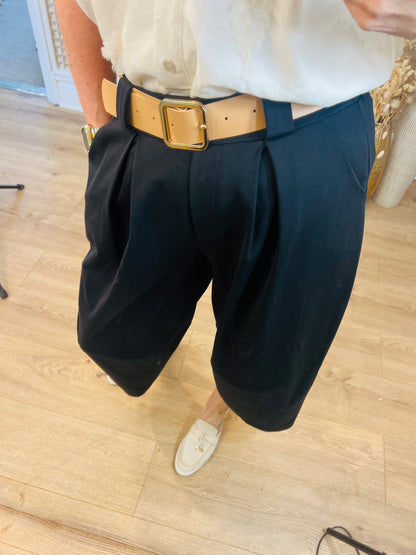 Belted Cullotte Trousers
