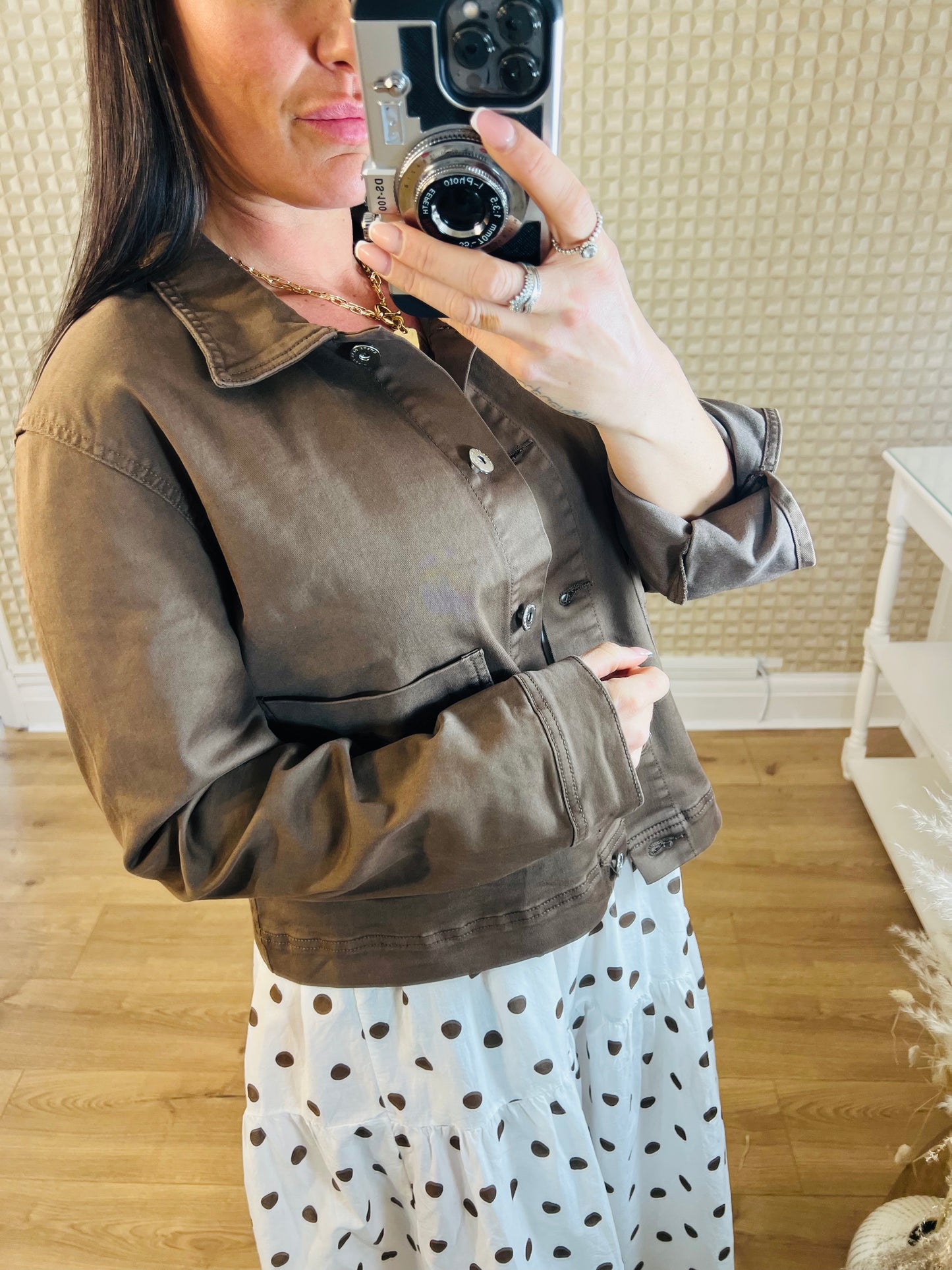 Amara Chocolate Brown Jacket