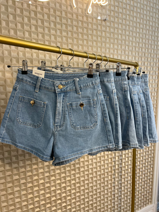 Red Berry Denim shorts