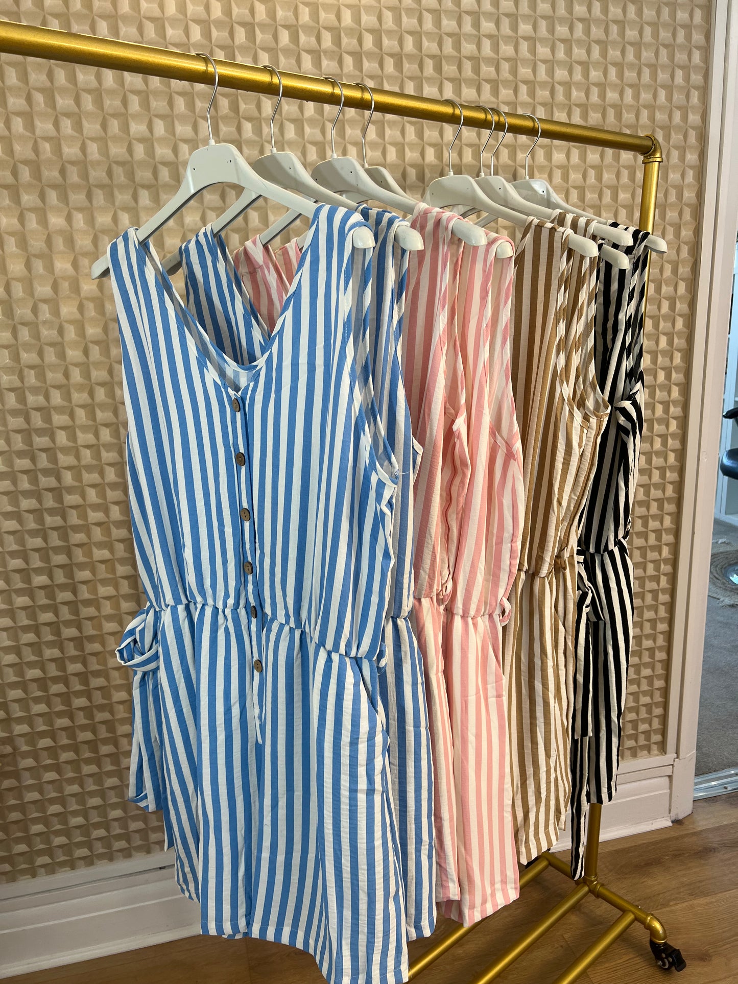 Stripey Playsuit M/L