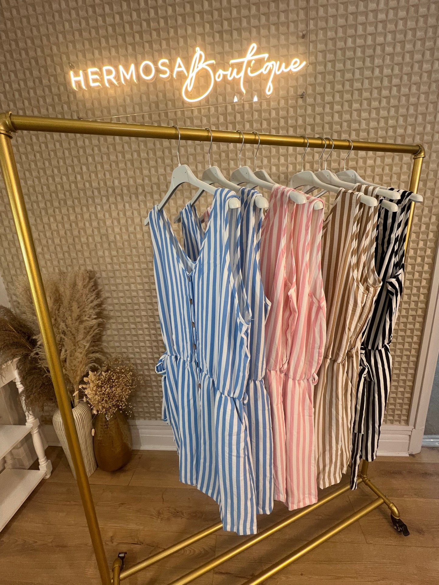Stripey Playsuit M/L