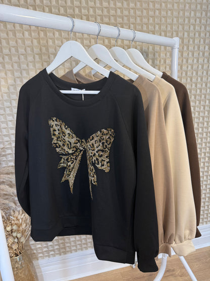 Animal Bow Sweater