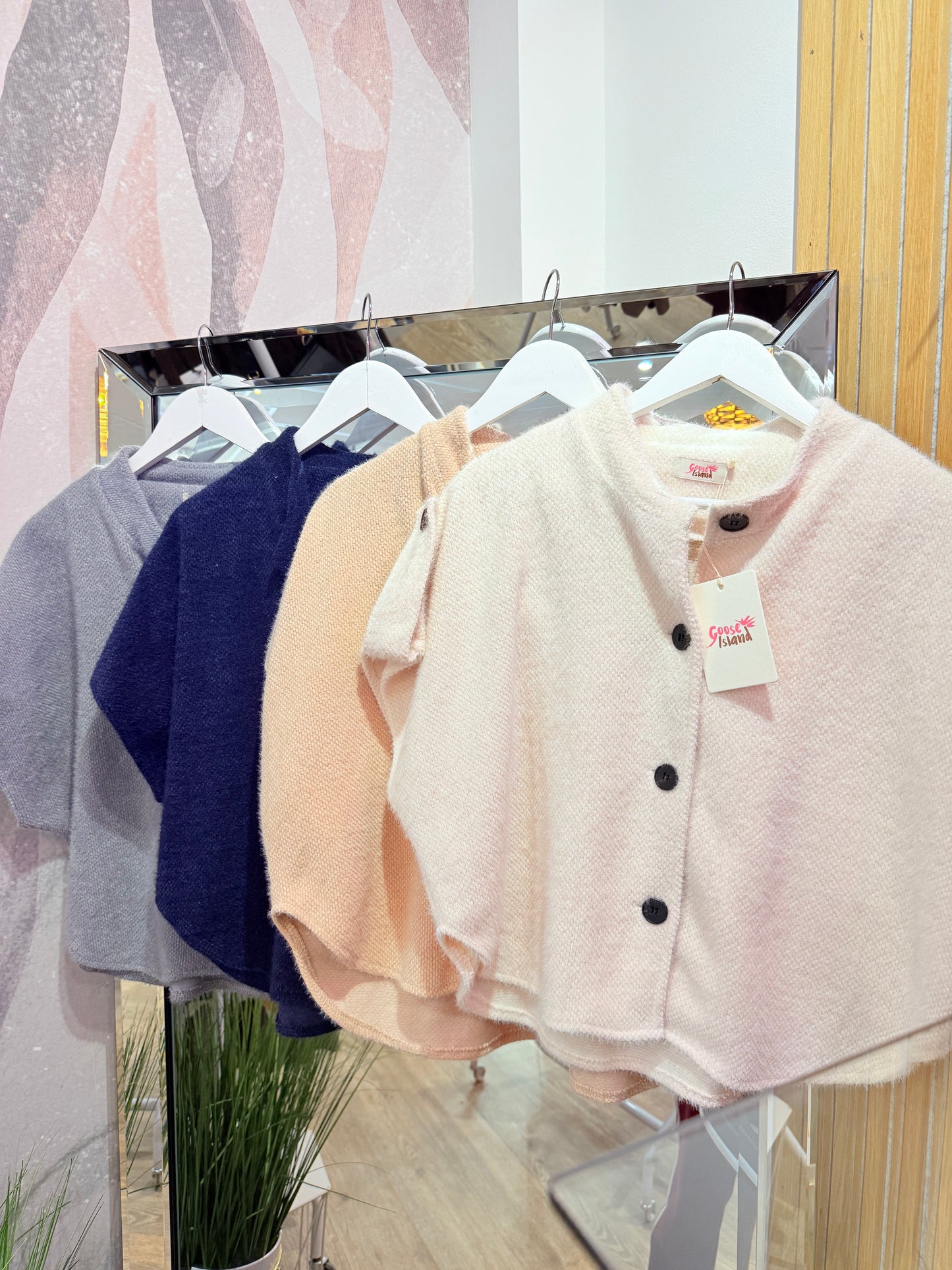 Button Front Poncho
