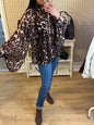 Leopard print blouse