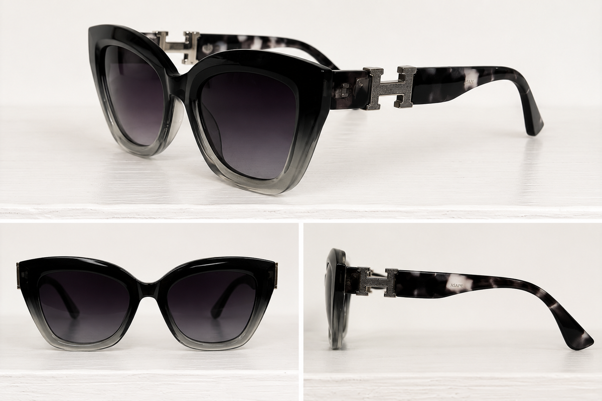 H Sunglasses Black